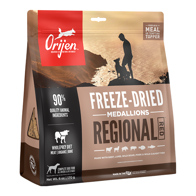 Orijen Dog Freeze Dried Food Regional Red 6oz{L+x}