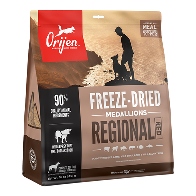 Orijen Freeze Dried Regional Red Dog Food 16oz {L+x}