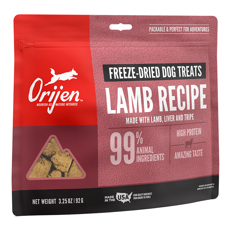 Orijen Freeze Dried Lamb Dog Treats 3.25oz {L+x}