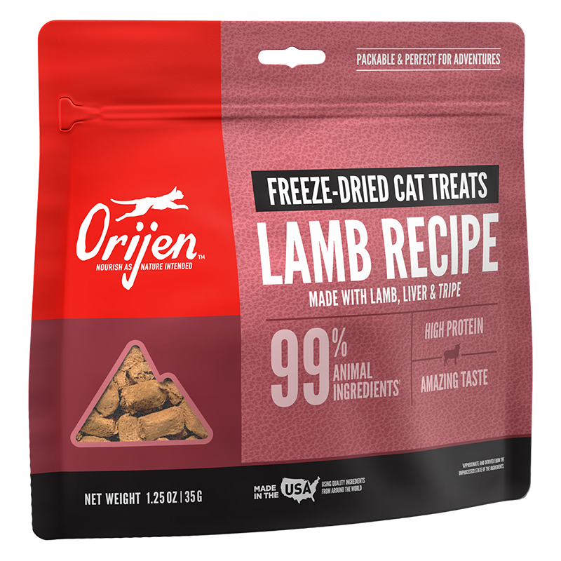 Orijen Freeze Dried Lamb Cat Treats 1.25oz {L+x}