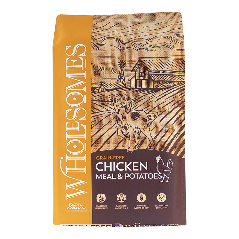 Wholesomes Dog Grain Free Chicken Chickpea 35lb