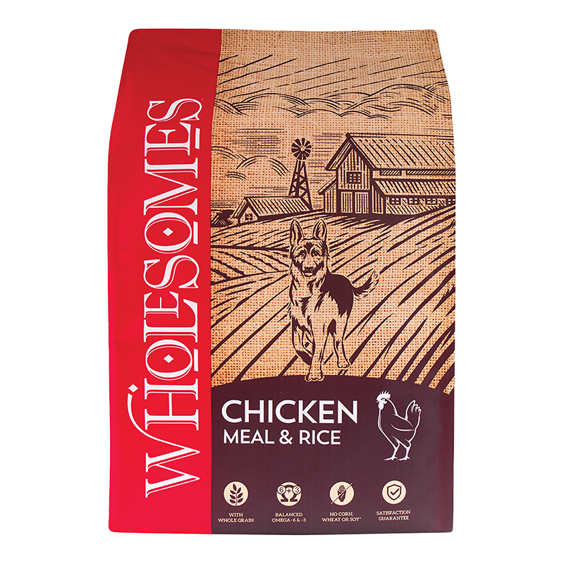 Wholesomes Dog Adult Chickn & Rice 40lb