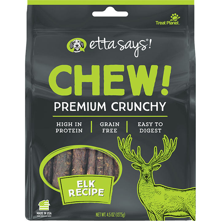 Etta Says Dog Chewy Elk 4.5oz {L-x}