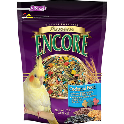 FM Brown's Encore Premium Cockatiel Food 2lb