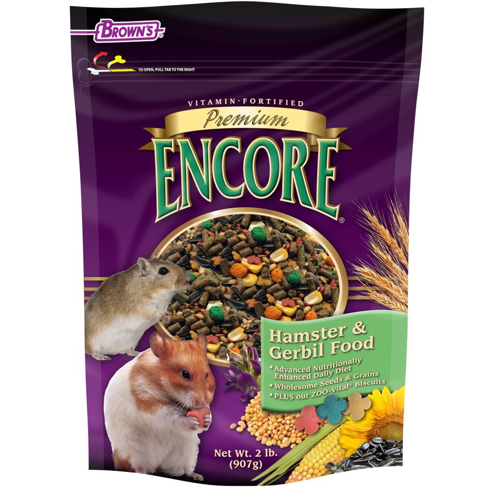 FM Brown's Encore Premium Hamster Gerbil Food 2 lb