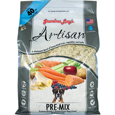 Grandma Lucy's Artisan Grain Free Premix Freeze Dried Dog Food-8-lb, Makes 40 Lbs Of Food-{L+x}