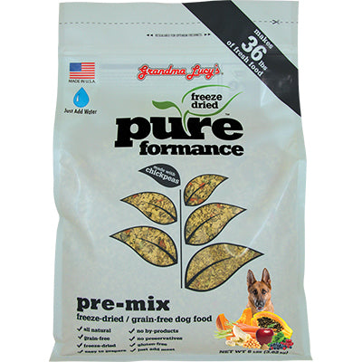 Grandma Lucy's Dog Pure Pre-mix & Chickpea 8lb {L+x}