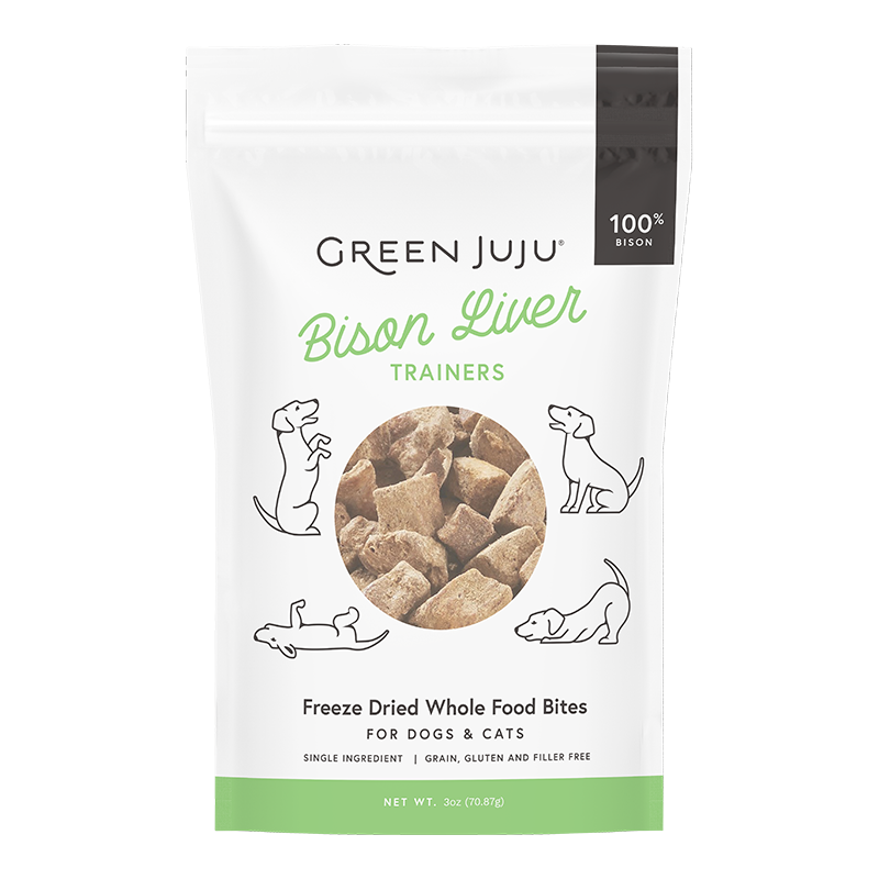 Green Juju Dog Training Bison Liver 3oz