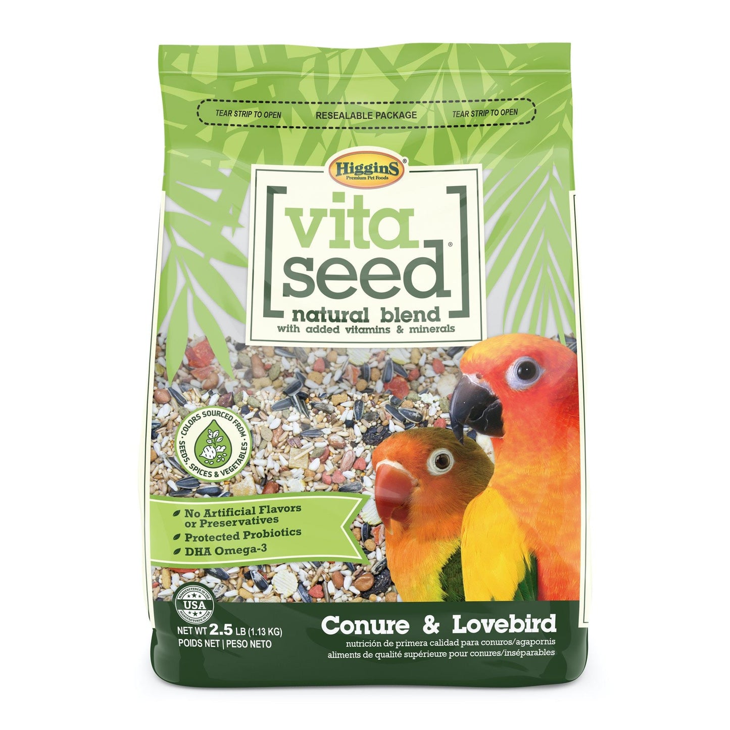 Higgins Vita Seed Conure & Lovebird 2.5lb - 466148