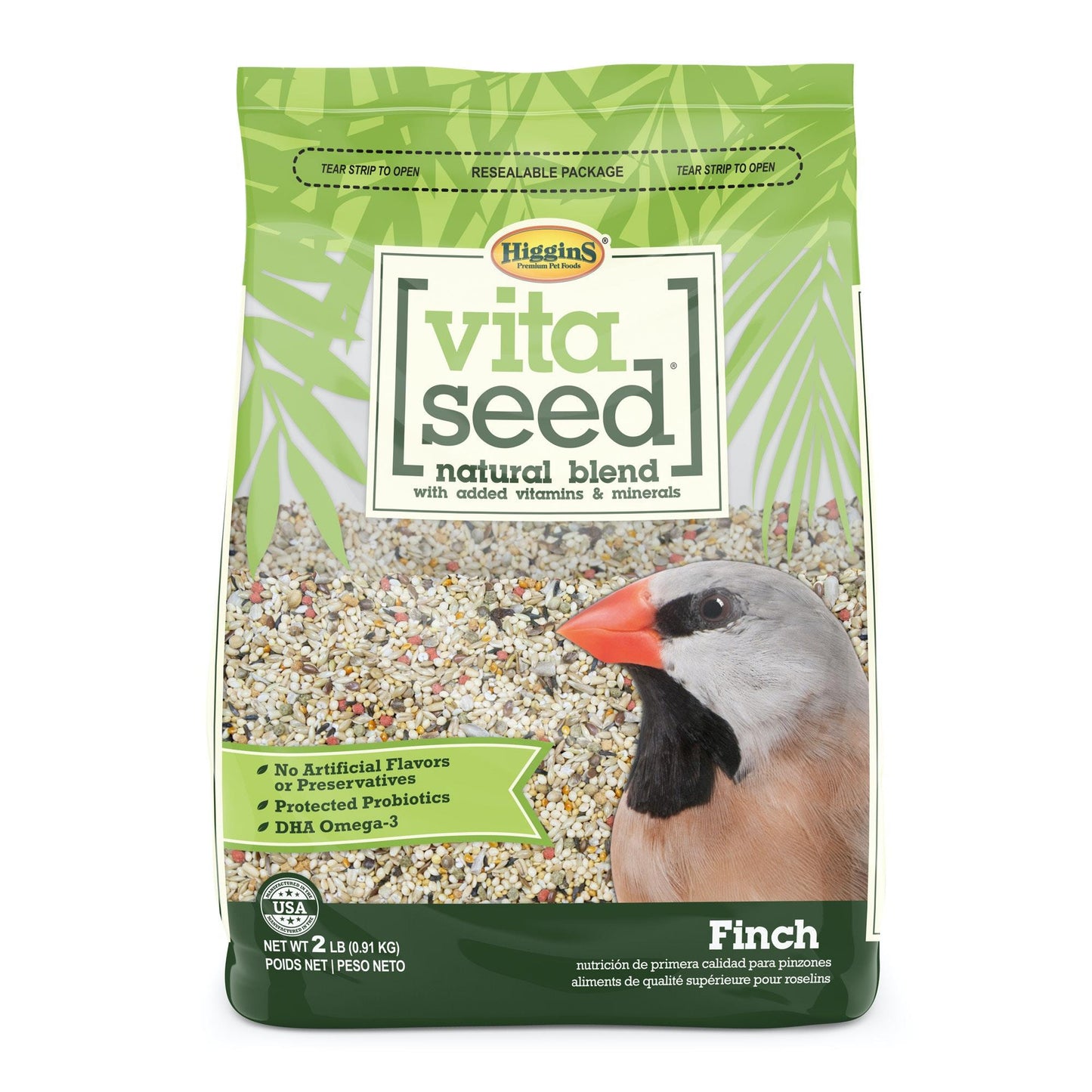 Higgins Vita Seed Natural Blend For Finch 2lb {L-1} C= 466159