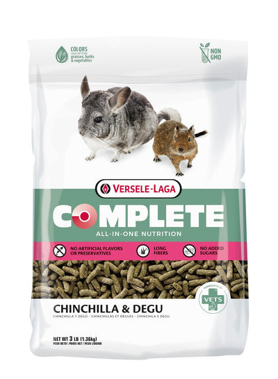 Versele - Laga Complete Chinchilla & Degu 3lb  {L-1}466280