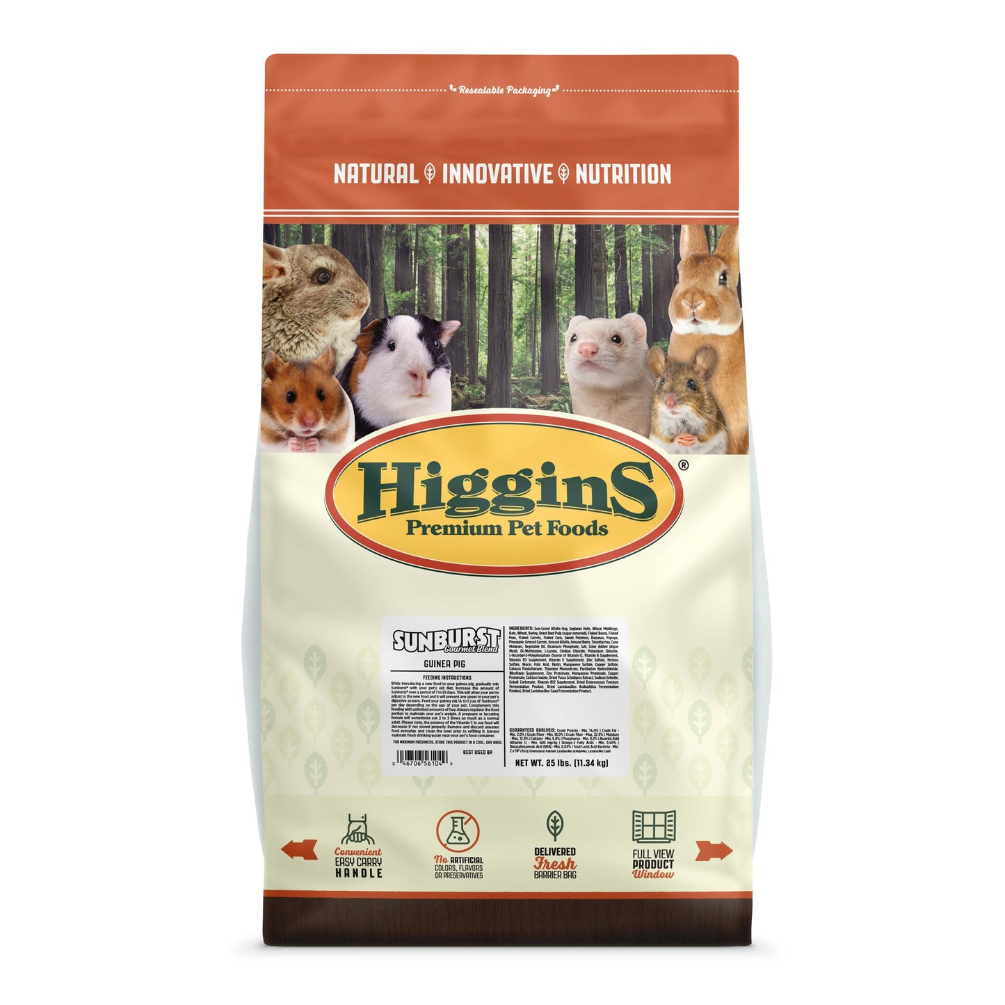 Higgins Sunburst Guinea Pig 25 Lb {L-1}466573