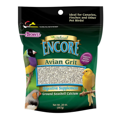 FM Brown's Encore Natural Avian Grit 20oz