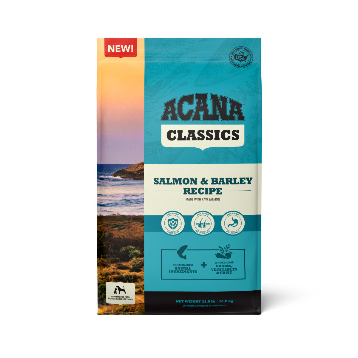 Acana Classics Dry Dog Food Salmon & Barley 22.5 lb 064992724894