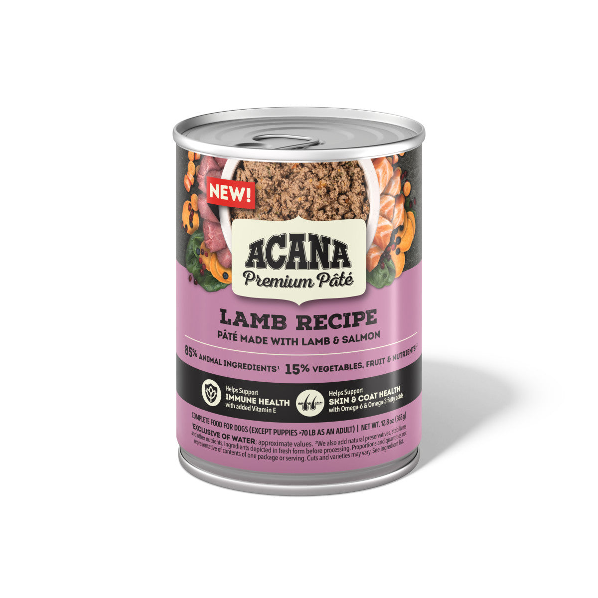 Acana Premium Pâté Canned Dog Food Lamb 12ea/12.8 oz 064992723828