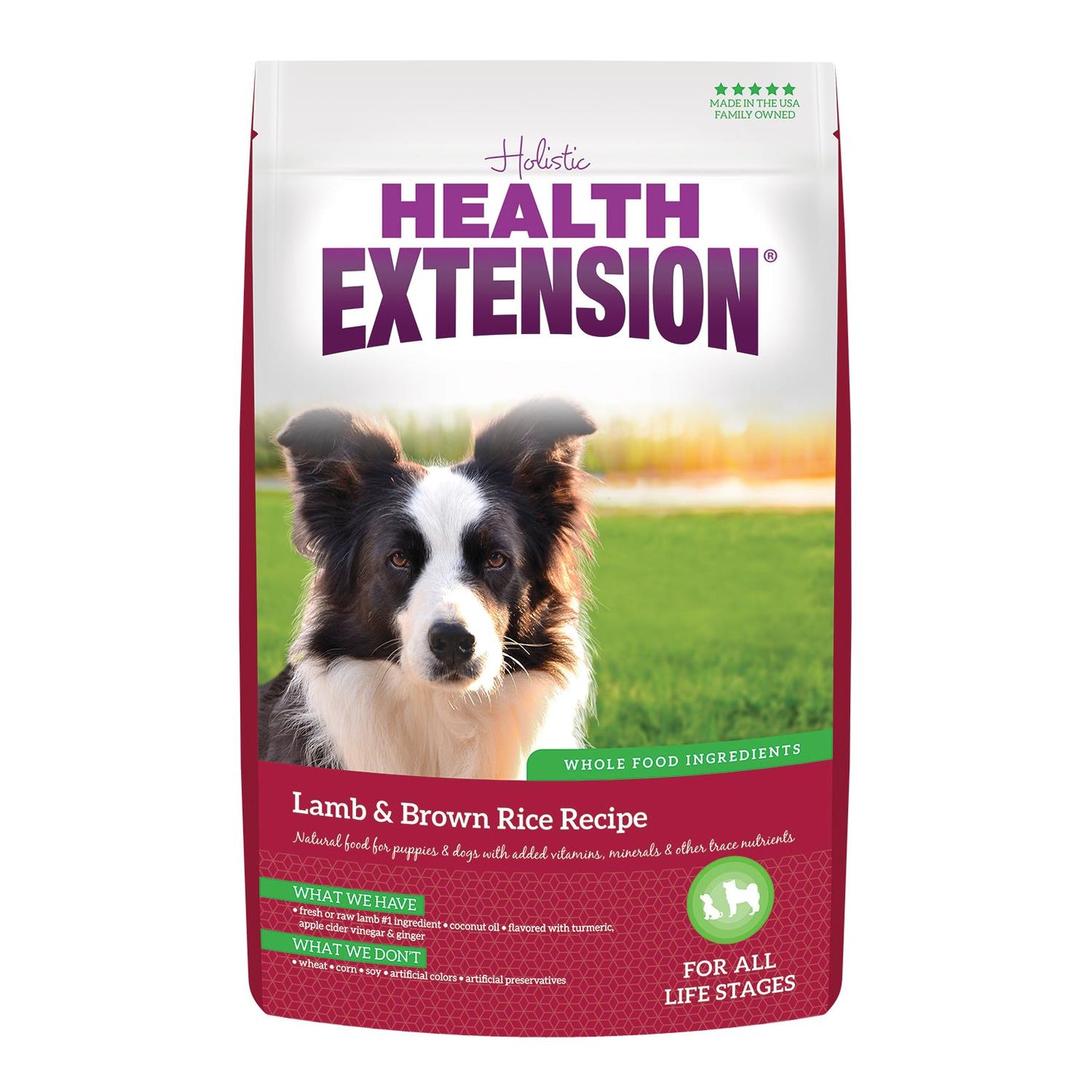 Health Extension Lamb & Brown Rice 4lb. {l-1} 587016