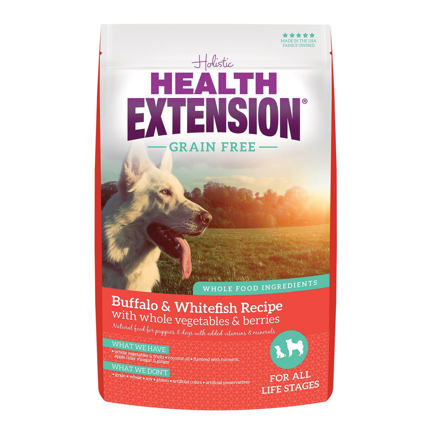 Health Extension Grain Free Buffalo / White Fish 10 lb {L-1}