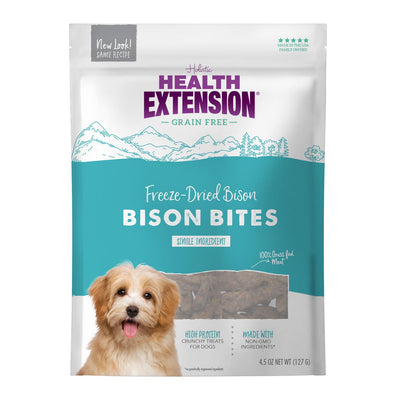 Health Extension Bison Bites Treats 6 oz. {L+1} 587117