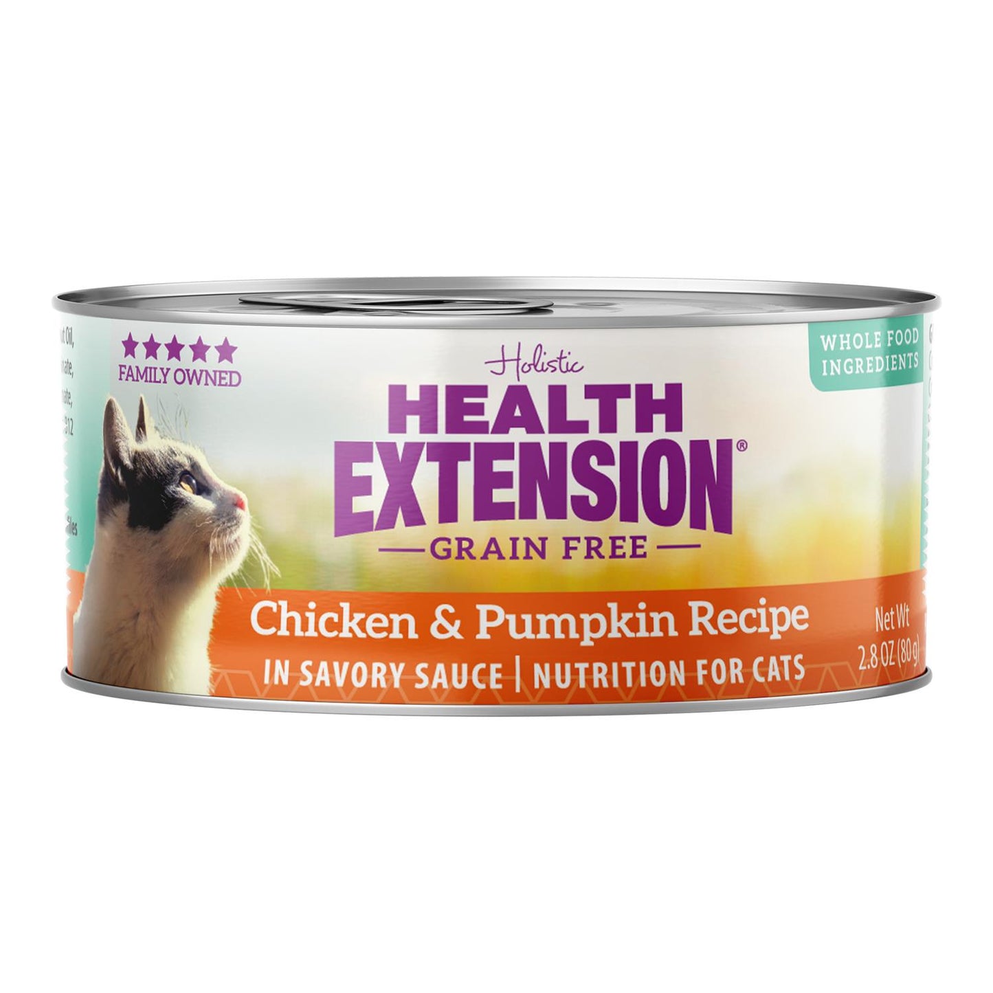 Health Extension Grain Free Chicken / Pumpkin Wet Cat Food 24 / 2.8 oz {L-1} 587177