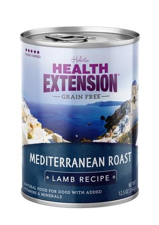 Health Extension Grain Free Roasted Mediterranean Lamb Dog Food 12 / 12.5 oz {L-1}587243