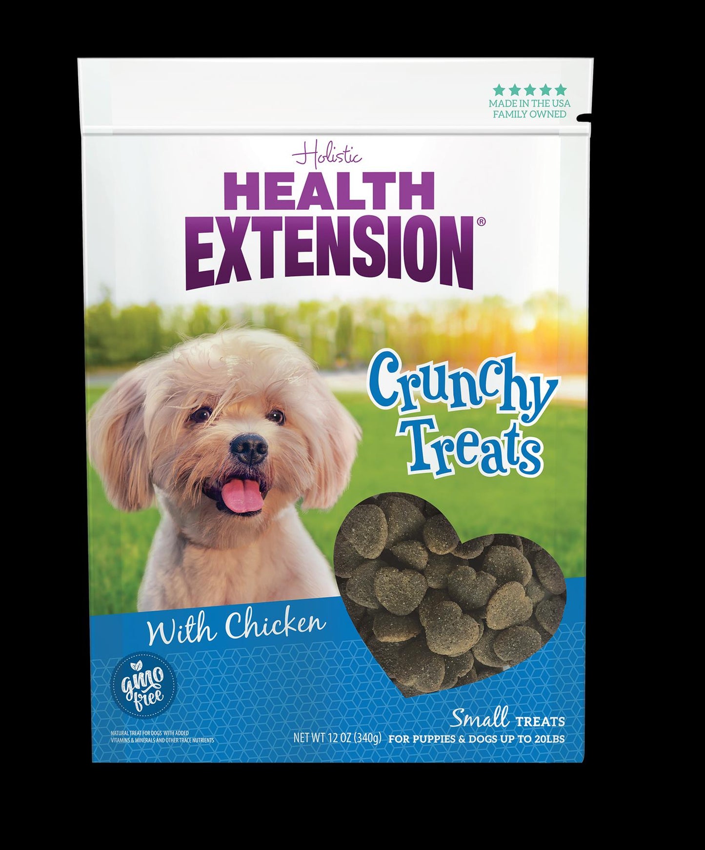 Health Extension Small Crunchy Dog Treats with Chicken 12oz {L+1}587248