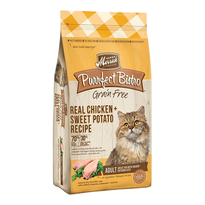 Merrick Purrfect Bistro Grain Free Real Chicken Recipe Dry Cat Food-12-lb-{L-1x}