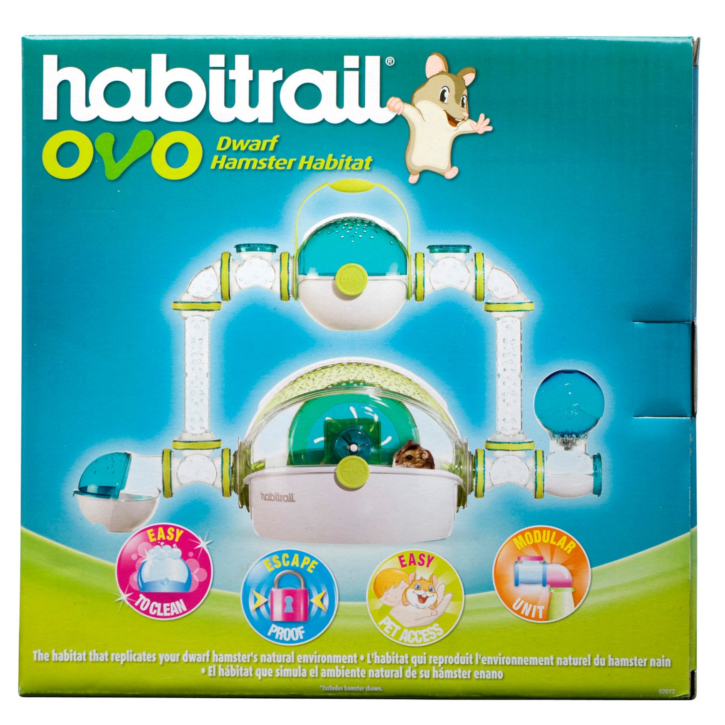 Habitrail Ovo Dwarf Hamster Habitat 62612{L+7}