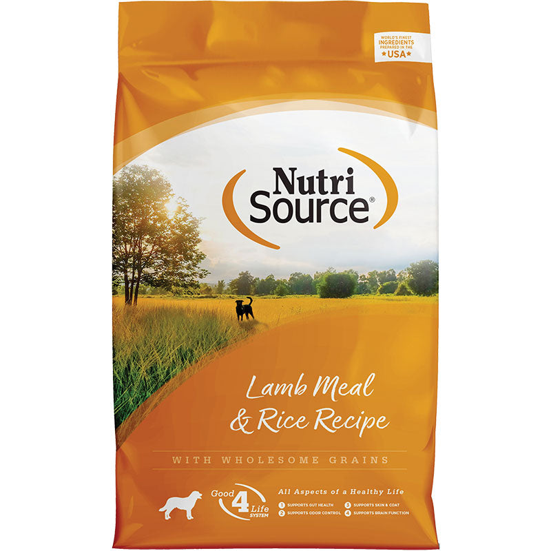 NutriSource Adult Lamb and Rice Dog Food 15 lb {L+1x}