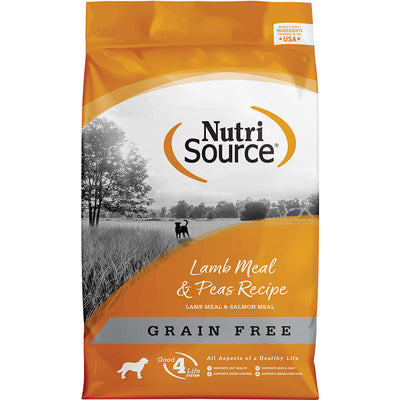 NutriSource Grain Free Lamb Meal & Pea Dog Food 15 lb