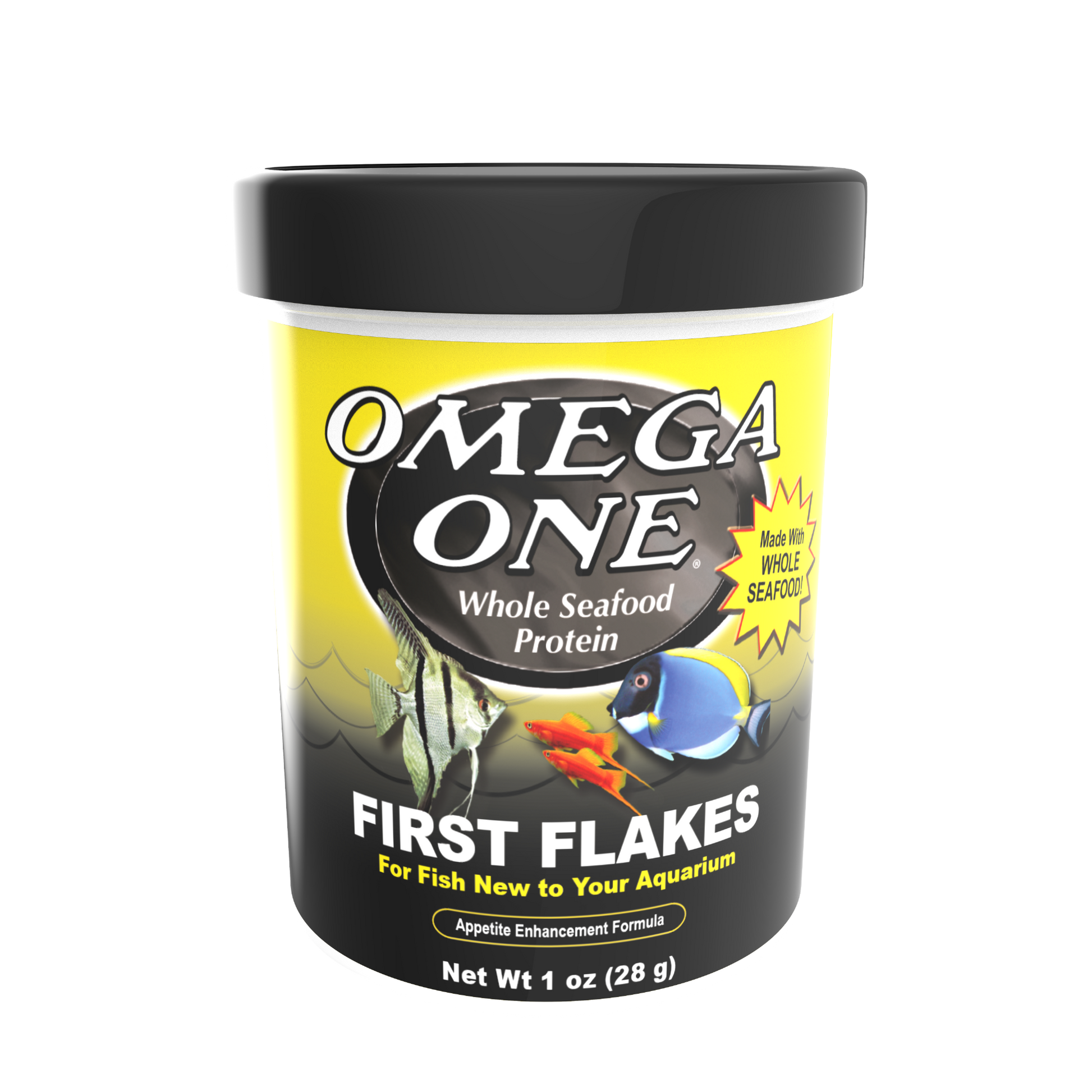 Omega One First Flakes Fish Food 1 oz 698220013414