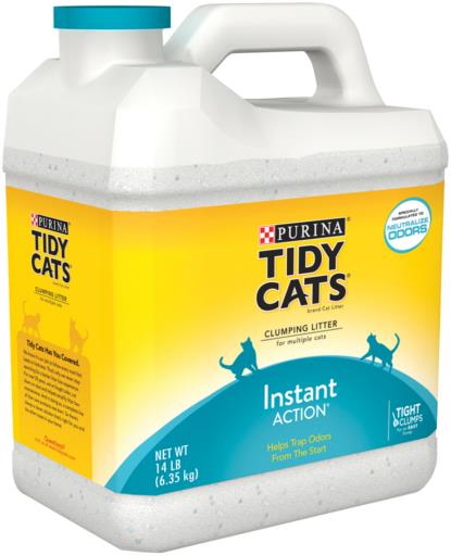 Tidy Cats Instant Action Scoop Clumping Cat Litter 3 / 14 lb Jugs {L-1}702040