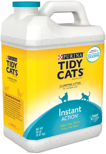 Tidy Cats Instant Action Scoop Clumping Cat Litter 2 / 20 lb Jugs {L-1} 702041