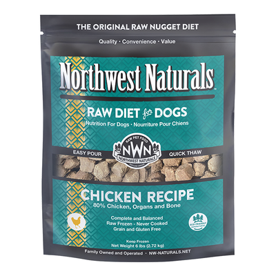 Northwest Naturals Dog Frozen Chicken Nuggets 6lb {L-x} SD-5