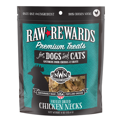 Northwest Naturals Dog Cat Freeze Dried Chicken Neck 4oz