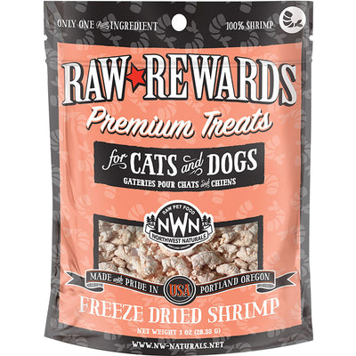 Northwest Naturals Dogs and Cats Freeze Dried Shrimp Treats 1oz{L+x}