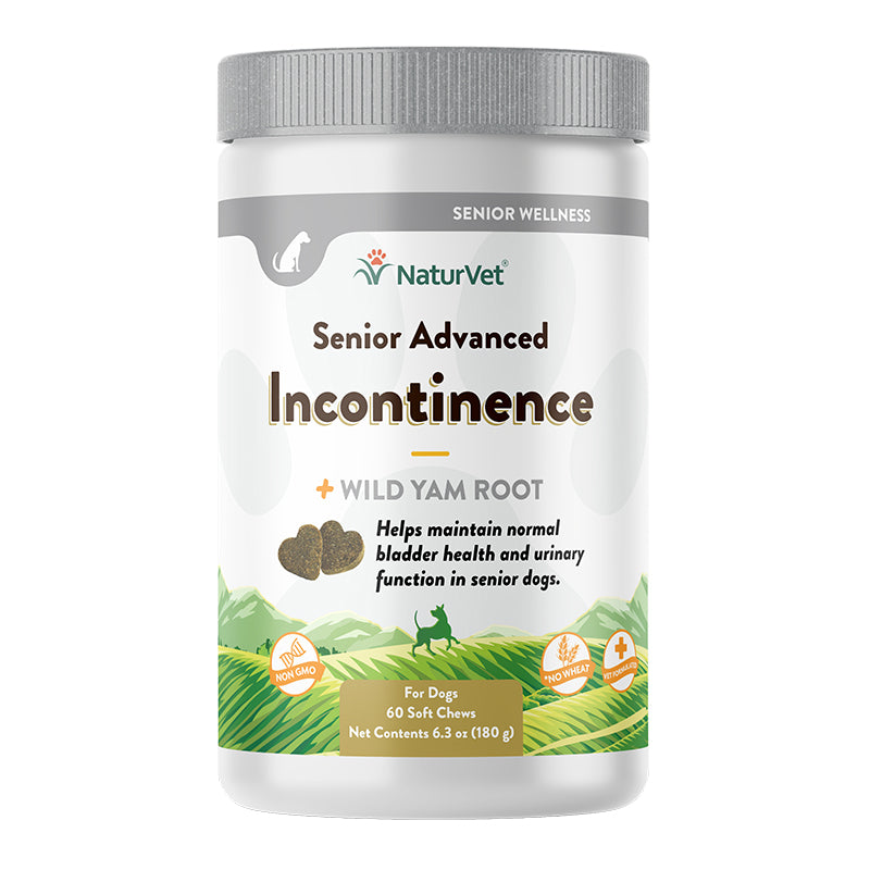 Naturvet Dog Senior Advanced Incontinence Chew 60 Count