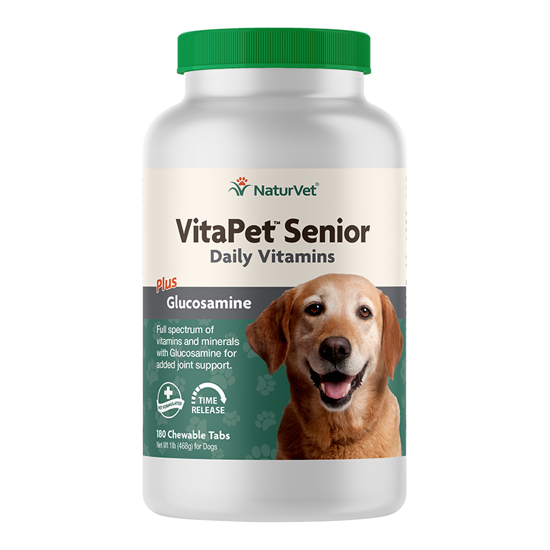 Naturvet Dog Vitamin Senior Time Release Tablet 180 Count