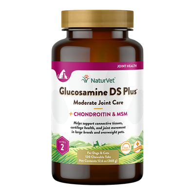 Naturvet Dog Glucosamine Level 2 Time Release Tablet 120 Count