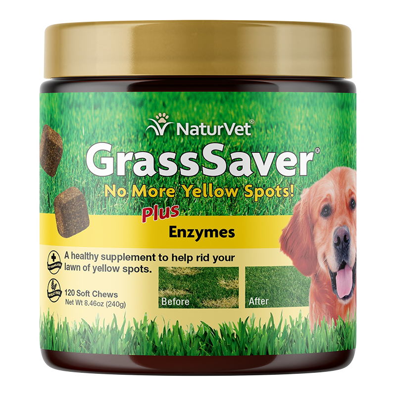 NaturVet Dog Grass Saver Soft Chews 120 Count