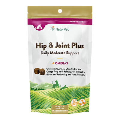 Naturvet Dog Hip & Joint Plus Chew 120 Count