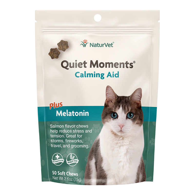 Naturvet Cat Calming 2 In 1 Chew 50 Count