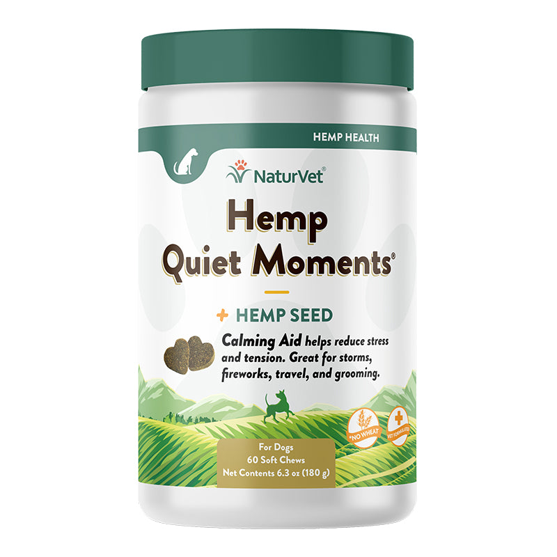 Naturvet Dog Quiet Moments Hemp Chew 60 Count