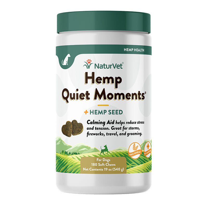 Naturvet Dog Quiet Moments Hemp Chew 180 Count