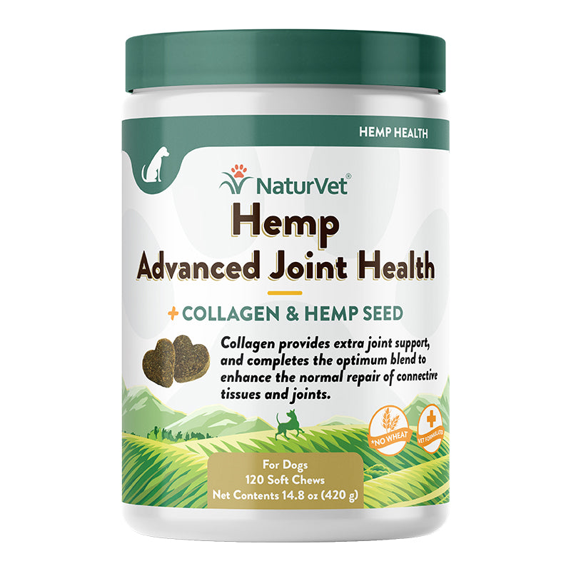 Naturvet Dog Hemp Advanced Joint Chew 120 Count