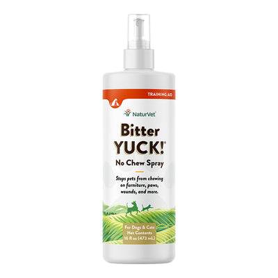 Naturvet Dog Bitter Yuck No Chew Spray 16oz