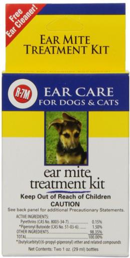 Miracle Care R-7 Ear Mite Kit 1 oz {L+1} 731111 (D)