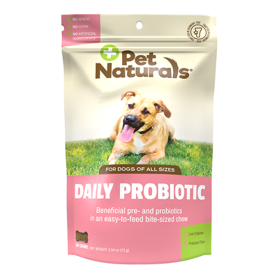 Pet Naturals Of Vermont Dog Chews Daily Probiotic 60 Count {L+x}