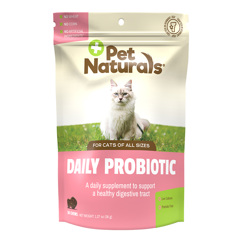 Pet Naturals Of Vermont Daily Probiotic Cat Chews 30 Count {L+x}