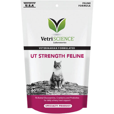 VetriScience Cat Urinary Tract Support Chews - 60 Count-{L+x}