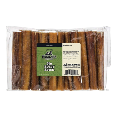 Redbarn Dog Bully 5in Stick 1lb Bag {L+x}